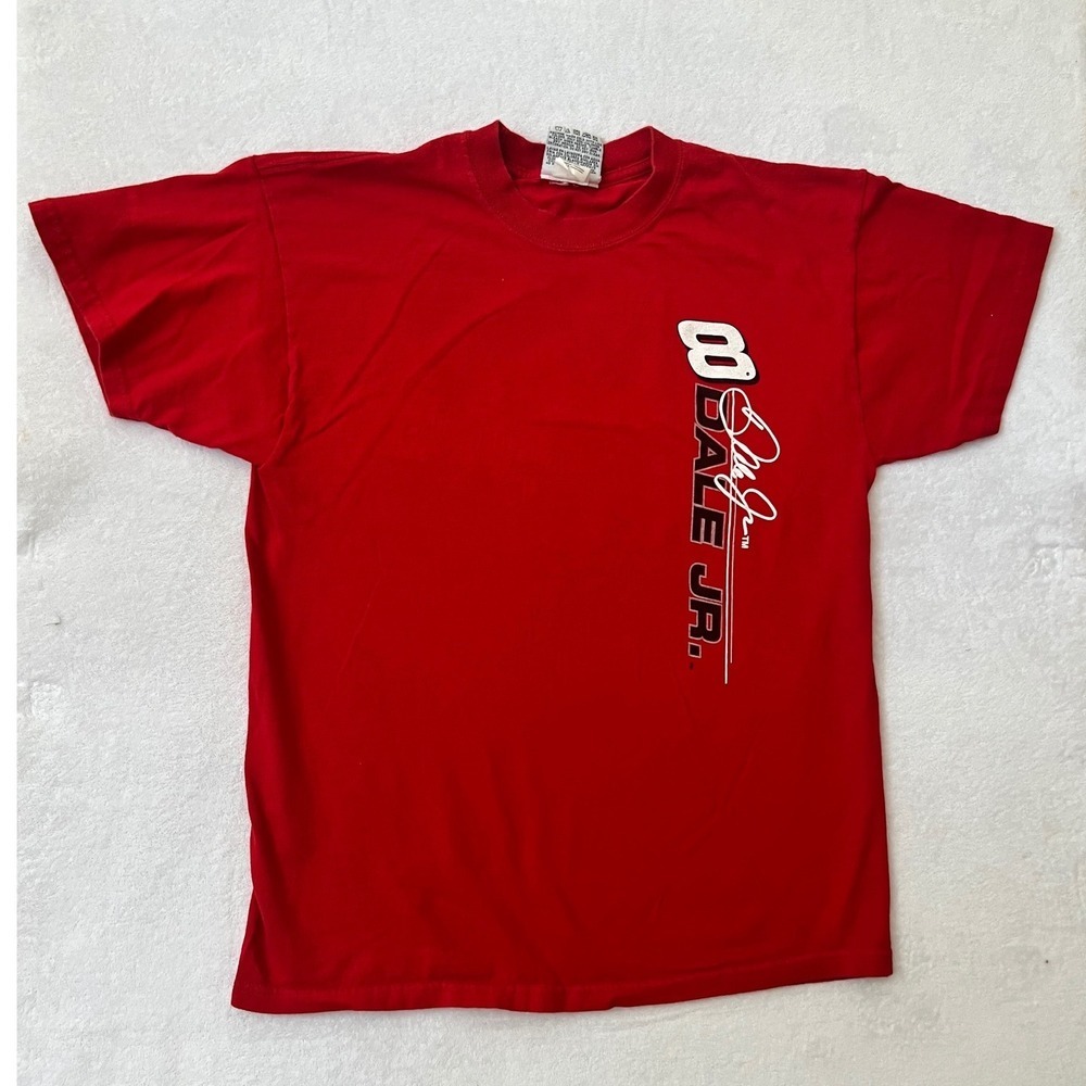 Winners Circle NASCAR T-Shirt Red Dale Earnhardt Jr Budweiser Vintage - Large